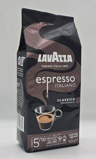 Кава в зернах "Lavazza Espresso Italiano" 500 грамів Італія 100% арабіка 0940 фото